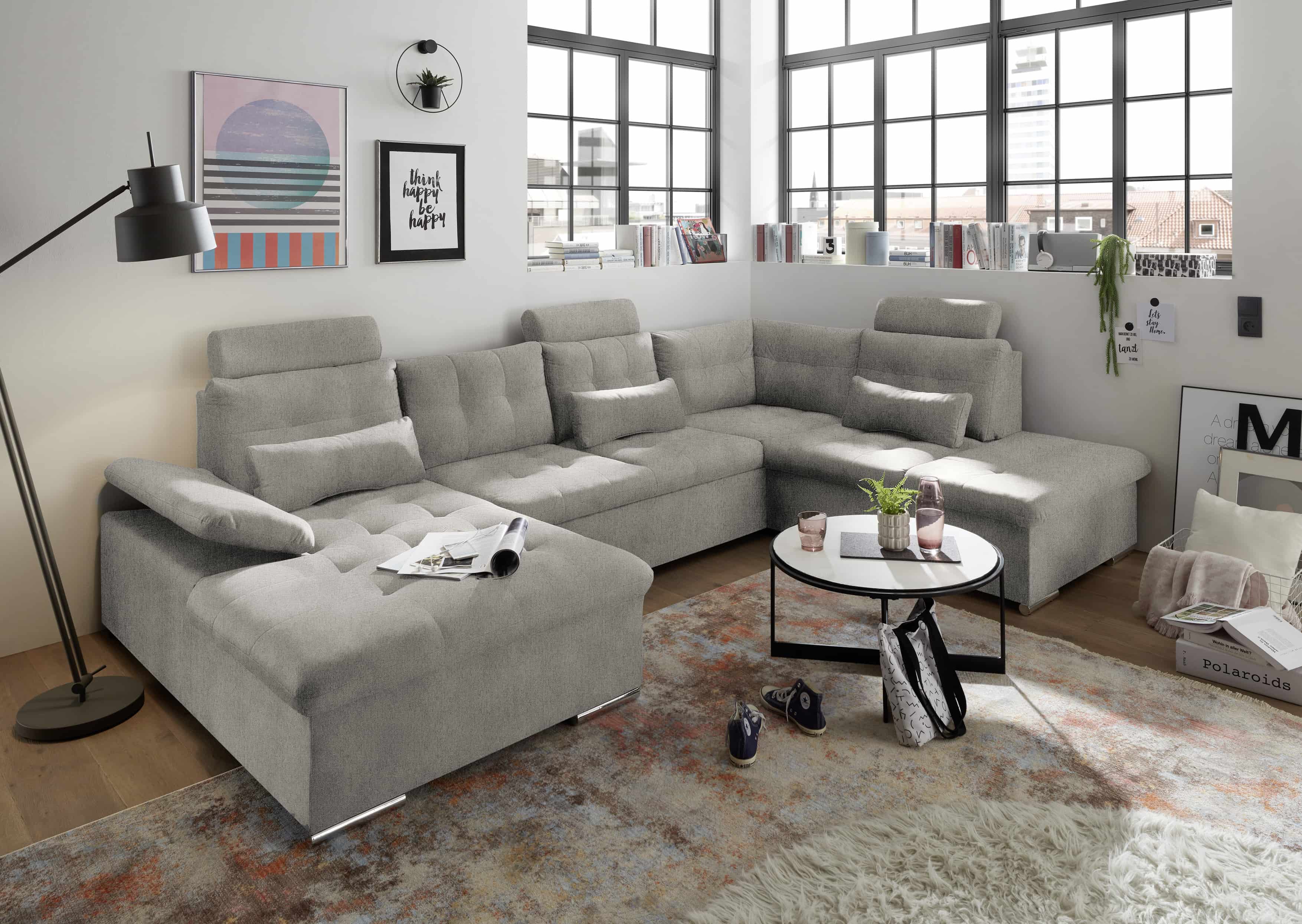 Schlafsofa Taupe   Medan XXL